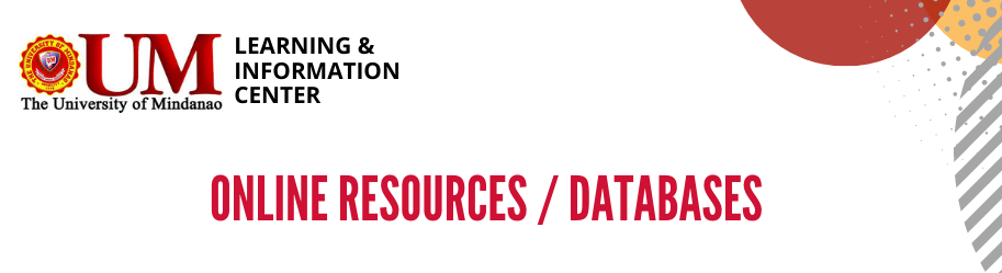 UM Learning and Information Center Online Resources and Databases