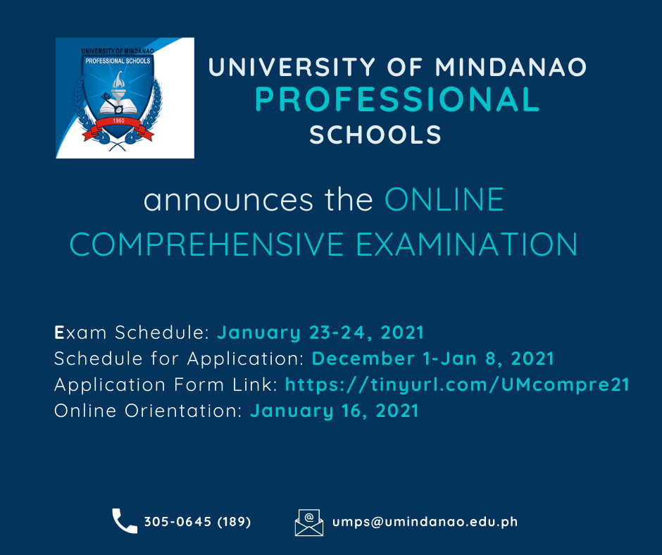 Professional Schools Comprehensive Examination