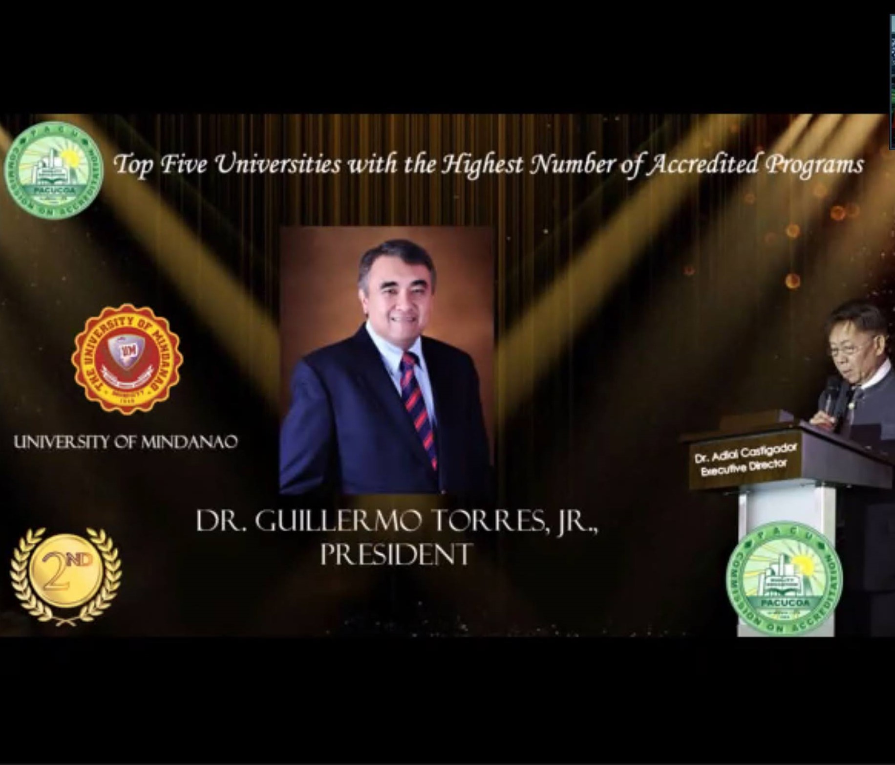 UM wins awards anew at PACUCOA General Assembly and Awarding Ceremonies