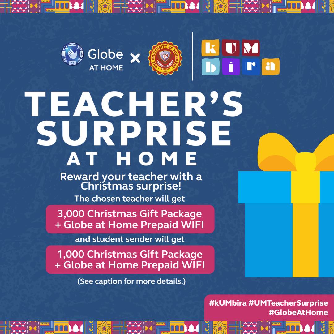 Thank a teacher with Globe at Home