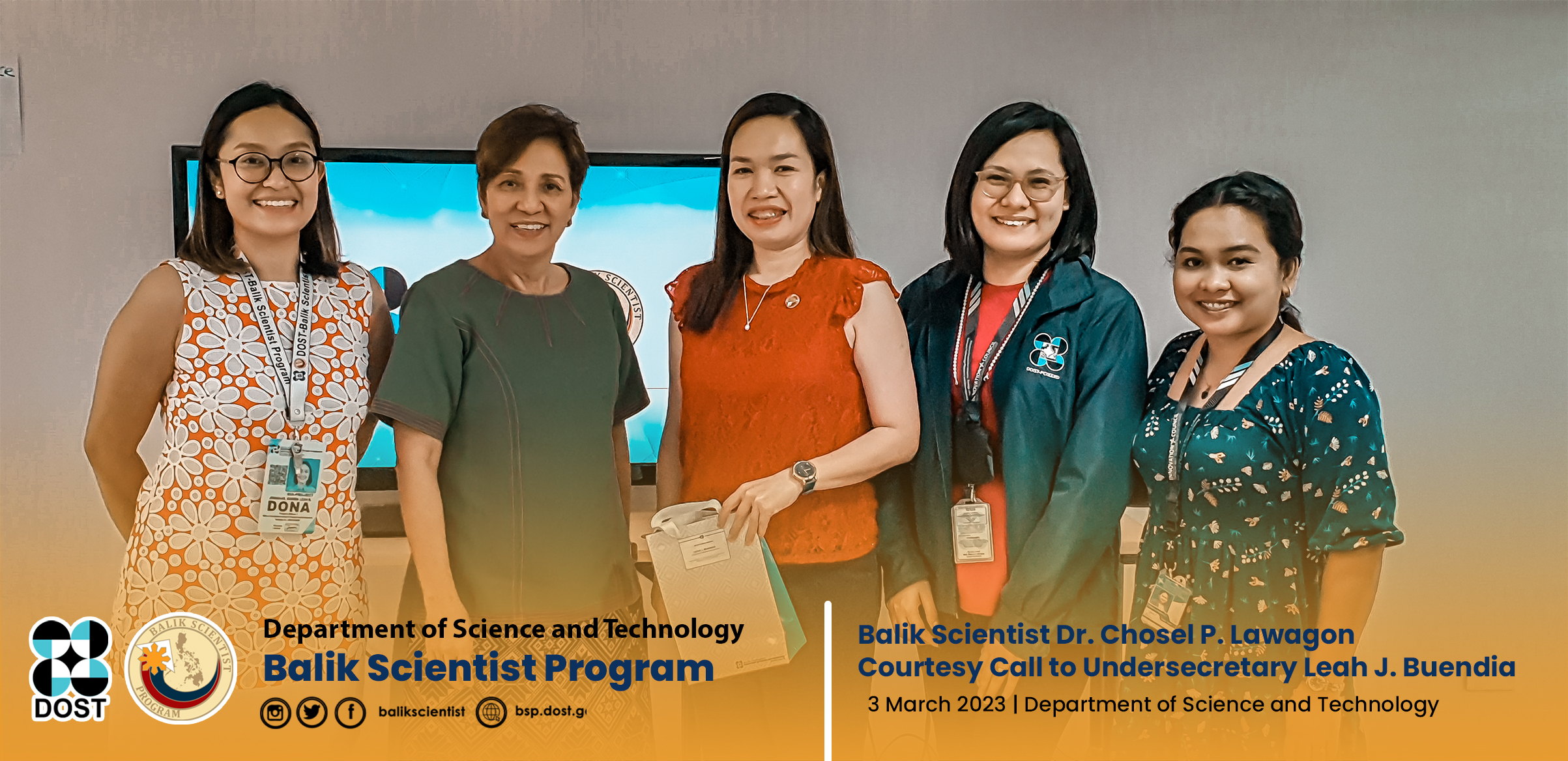 UM's Dr. Lawagon receives recognition from DOST