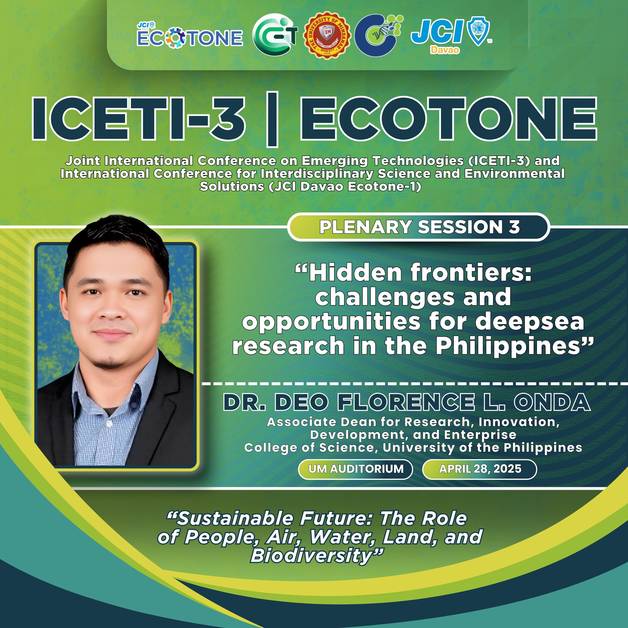 ICETI 3 - ECOTONE 1 Joint International Conference - Image 2