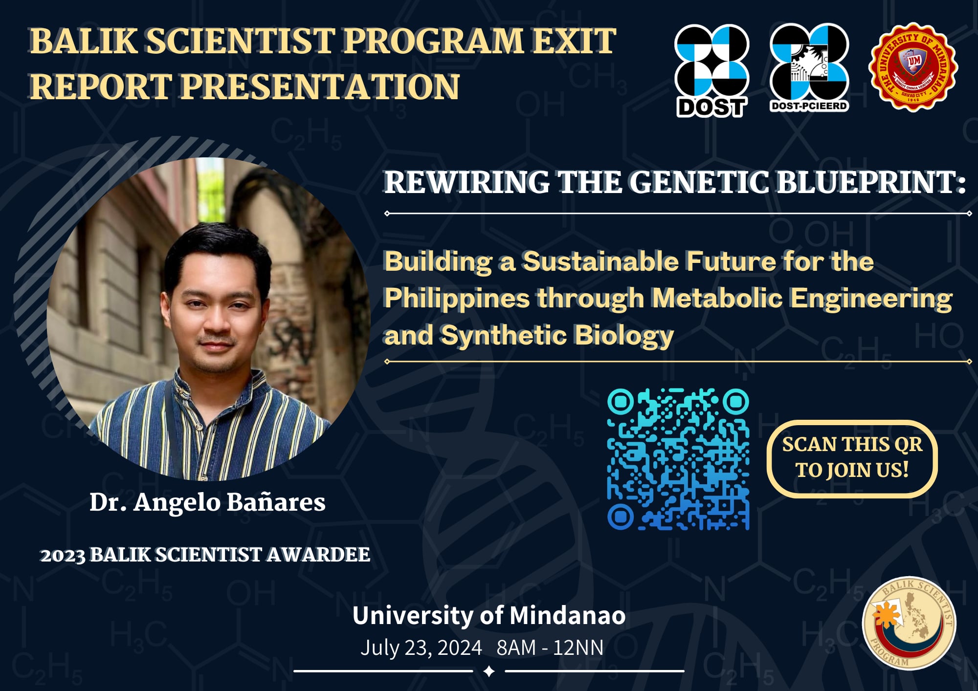 UM's Balik Scientist conducts Exit Report