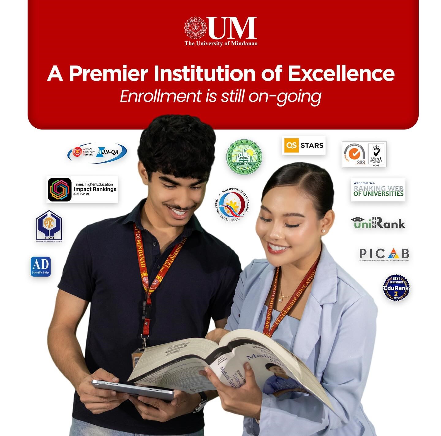 Enroll with UM for quality, affordable, and open educational experience