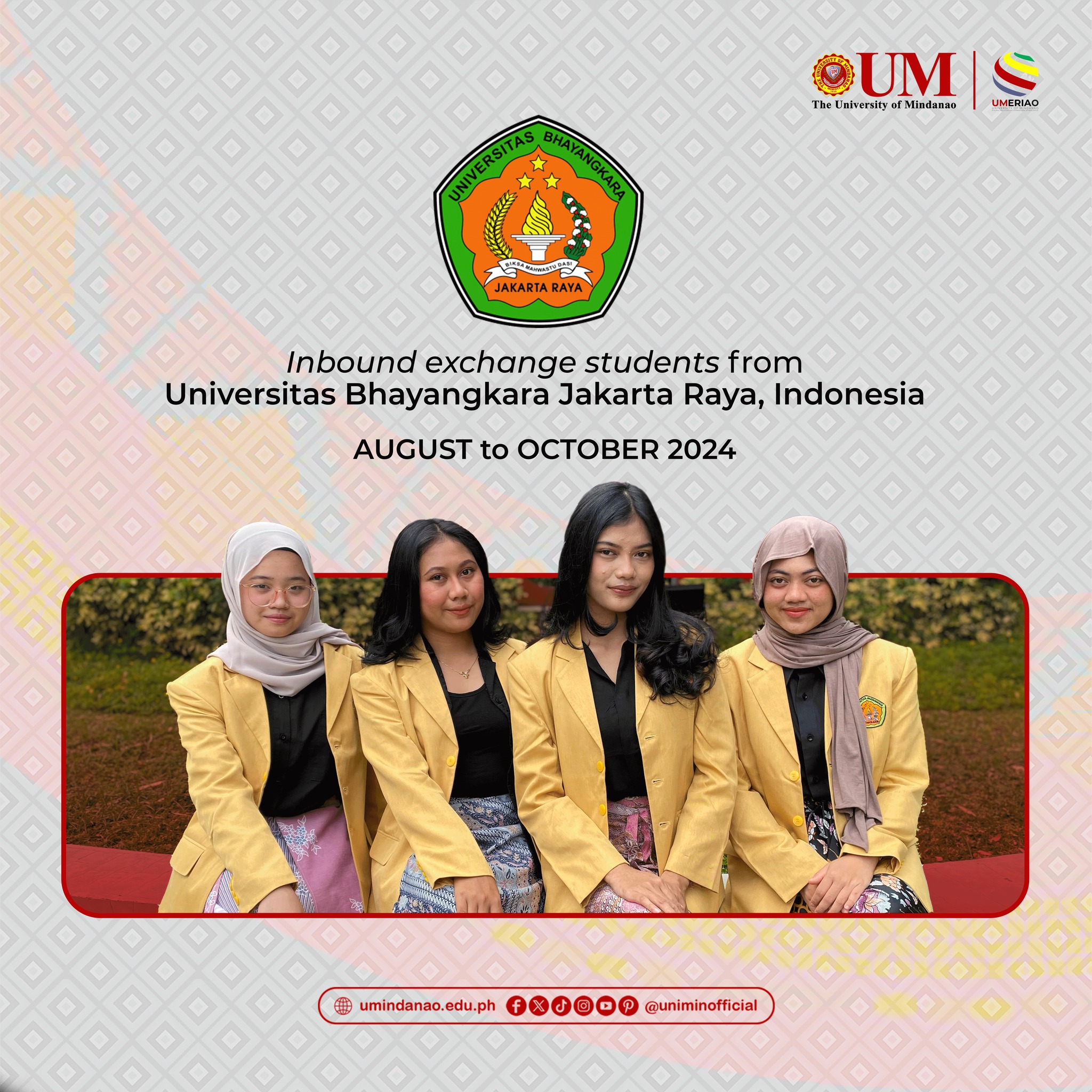 UM welcomes Indonesian inbound students for Aug - Oct 2024