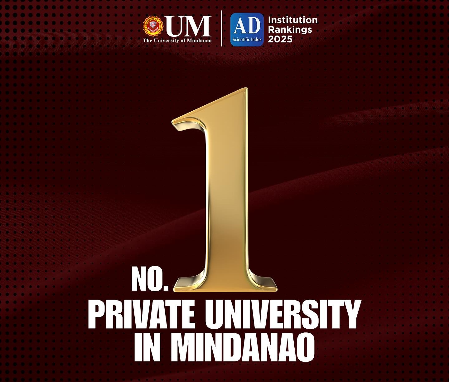 Still the #1 Private Higher Education Institution in Mindanao