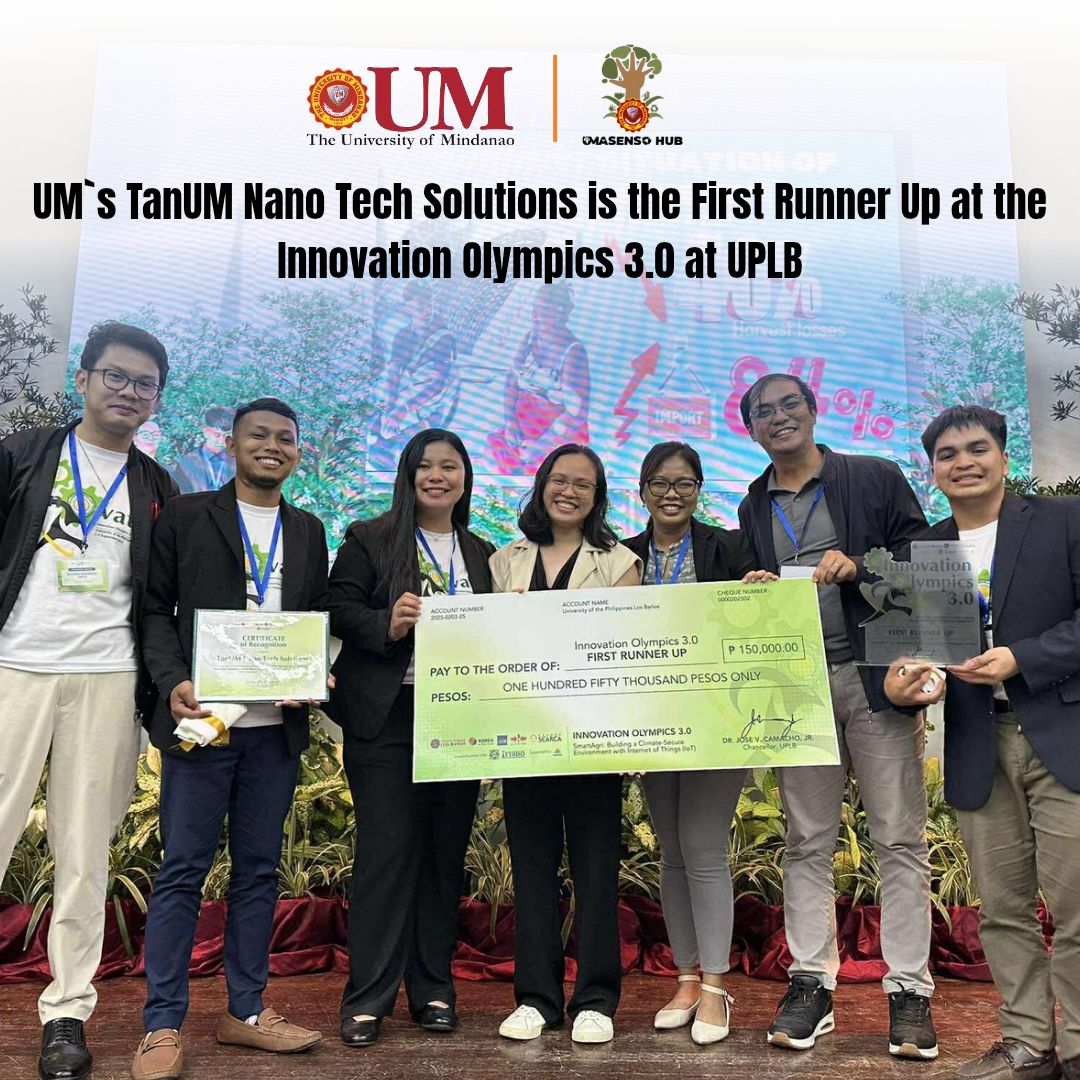 UM RPC's TanUM Nanotech Solutions is First Runner Up in UPLB Innovation Olympics 3.0